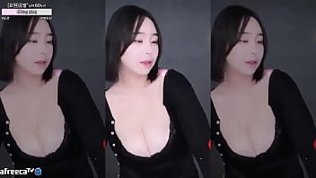 Beautiful girl with big breasts and big butt is so happy