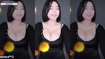 Beautiful girl with big breasts and big butt is so happy