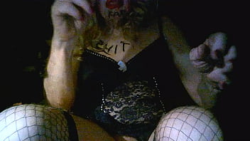 Old Fuckpig Fag Sarah Millward Smokes Masturbates Her Sissy Clit Penetrates Her Sissy Pussy With A Bbc thumbnail