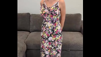 Black floral dress with clogs