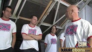 Busty black babe bubble bath group cocksuck 5