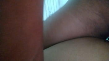 Missionary blacked and creampied so good spoiling my cuckold hubby with this black cock