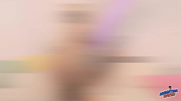 Petite babe round ass flat chest masturbating