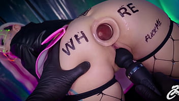 The most captivating scenes with a huge glass butt plug