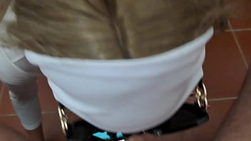 Preview blonde milf dressed in white throatpie with sunglasses pov