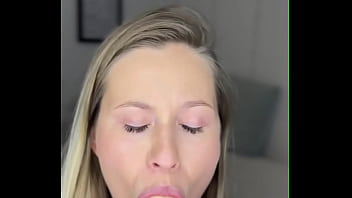 Stella cardo in blue lingerie sucks a dildo and jumps on it