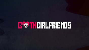 Little puck is a dick and cum loving goth girlfriend