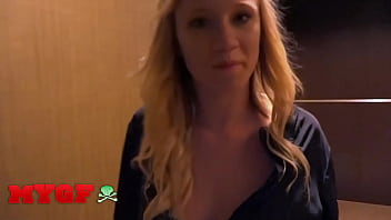 My gf bailey breaks the rules with ken for a wet and wild adventure in the hotel room