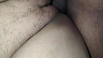 Double creampied by the friend of my husband