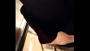 Chech girl in thing under skirt