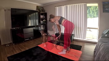 Pt ripped gym leggings & fucked my pussy & asshole