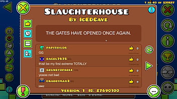 Slaughterhouse 100% geometry dash 100k attemps finally over