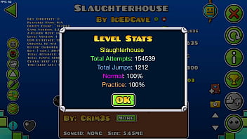Slaughterhouse 100% geometry dash 100k attemps finally over