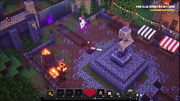 Aldeão safado minecraft dungeons #1