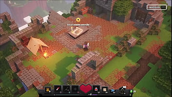 Aldeão safado minecraft dungeons #1