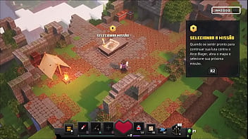 Aldeão safado minecraft dungeons #1