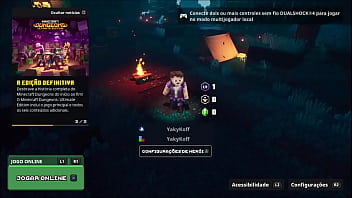 Aldeão safado minecraft dungeons #1