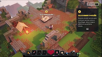Aldeão safado minecraft dungeons #1