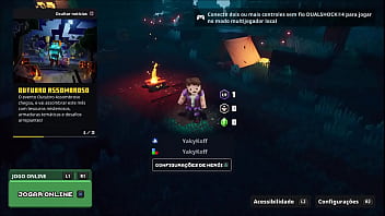 Aldeão safado minecraft dungeons #1