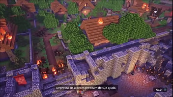 Aldeão safado minecraft dungeons #1