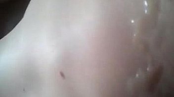 He cum so hard on his belly