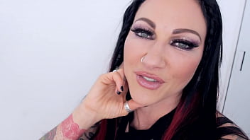 Jenevieve hexxx sexy ddd tits tattoed hottie pov huge cock blowjob and cum swallow