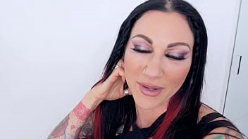 Jenevieve hexxx sexy ddd tits tattoed hottie pov huge cock blowjob and cum swallow