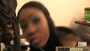 Busty black babe bubble bath group cocksuck 15