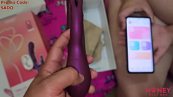 My holes are perforated with trilux the app controlled rabbit vibrator from honey play box