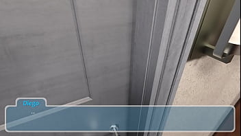 1 rosie en el baño y entra su papá y ella se enoja videojuego porno happy summer traducido