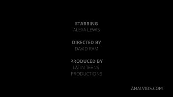 A real quap for the slut alexa lewis 6 on1 dap ltp125