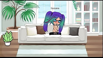 Gacha lady uses vibrator on her pussy