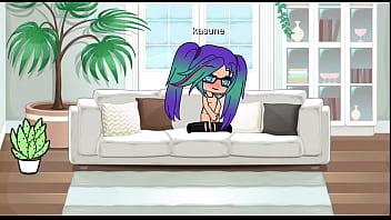 Gacha lady uses vibrator on her pussy