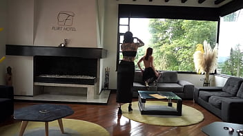 Sexy perfect latina playing dirty