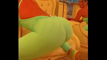 Sexy girl twerkting her big ass in jumpsuit