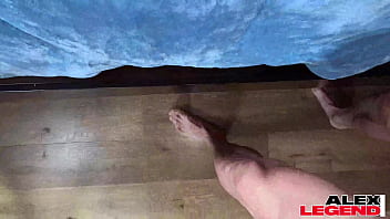 Sexy oficer kay lovely wants da thick baton of alex legend