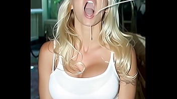 Ai pamela busty blonde facial cumshot