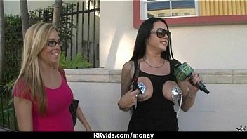 Tight teen fucks a man in front of the camera for cash 8