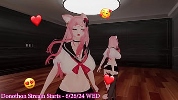 Vr foxgirl gives a special announcement