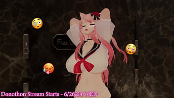 Vr foxgirl gives a special announcement