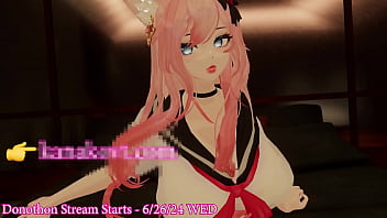 Vr foxgirl gives a special announcement