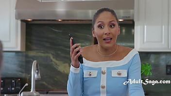 Teen squirts on step dads cock after footjob