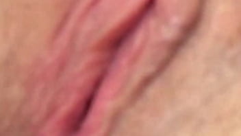 Natalia plays with her hairy messy wet cunt