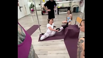 Practice the splits like to see the splits but getting there is though and staying there even more with th