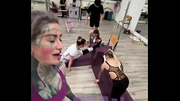 Practice the splits like to see the splits but getting there is though and staying there even more with th