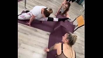 Practice the splits like to see the splits but getting there is though and staying there even more with th