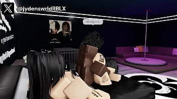 2 girls tag team on black dick on roblox