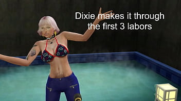 Dixie goes into labor