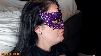 Amateur milf gets her entire tongue covered in cum and then even more cum comes and then she swallows it all millie fox