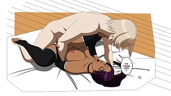 Uruhara plays with yoruichi in the hall